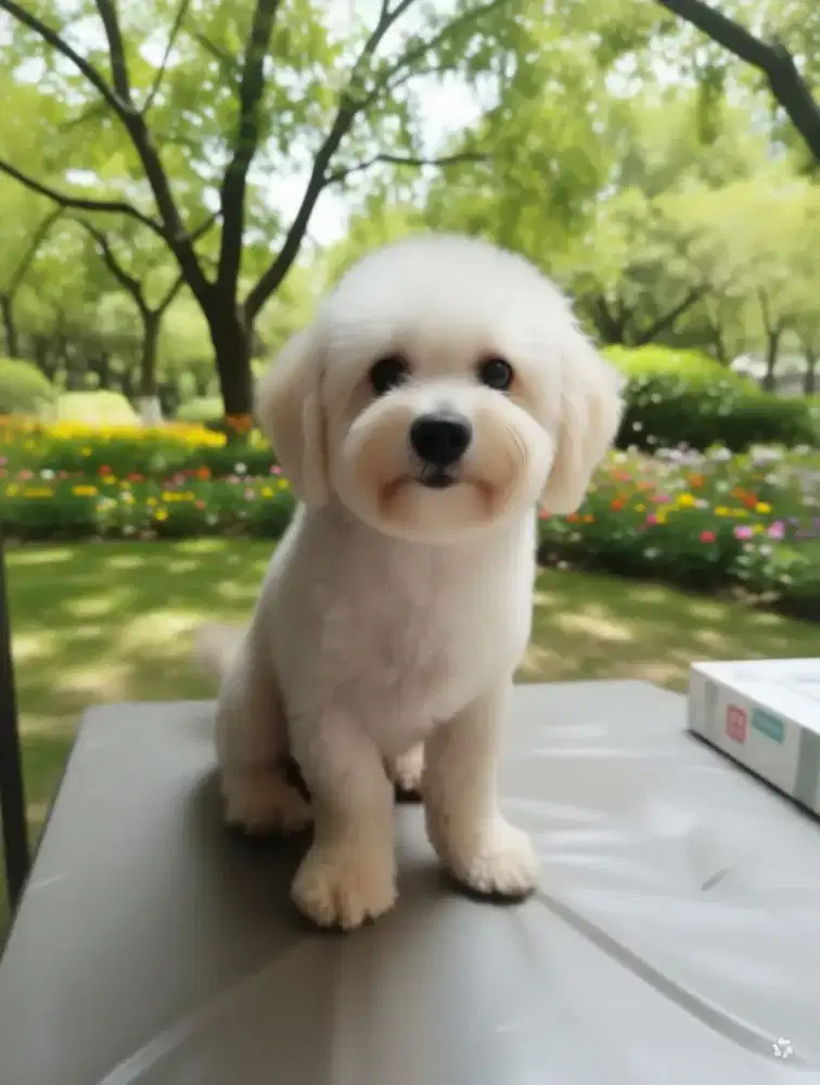 Bichon snow white