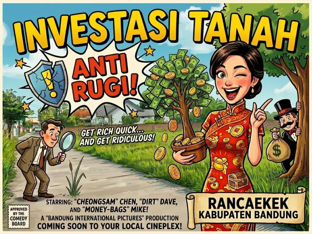 JUAL TANAH DI RANCAEKEK, BANDUNG TIMUR, KABUPATEN BANDUNG.
