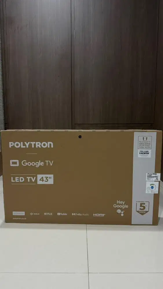 Polytron Smart Google LED TV 43 Inch PLD 43RG9059