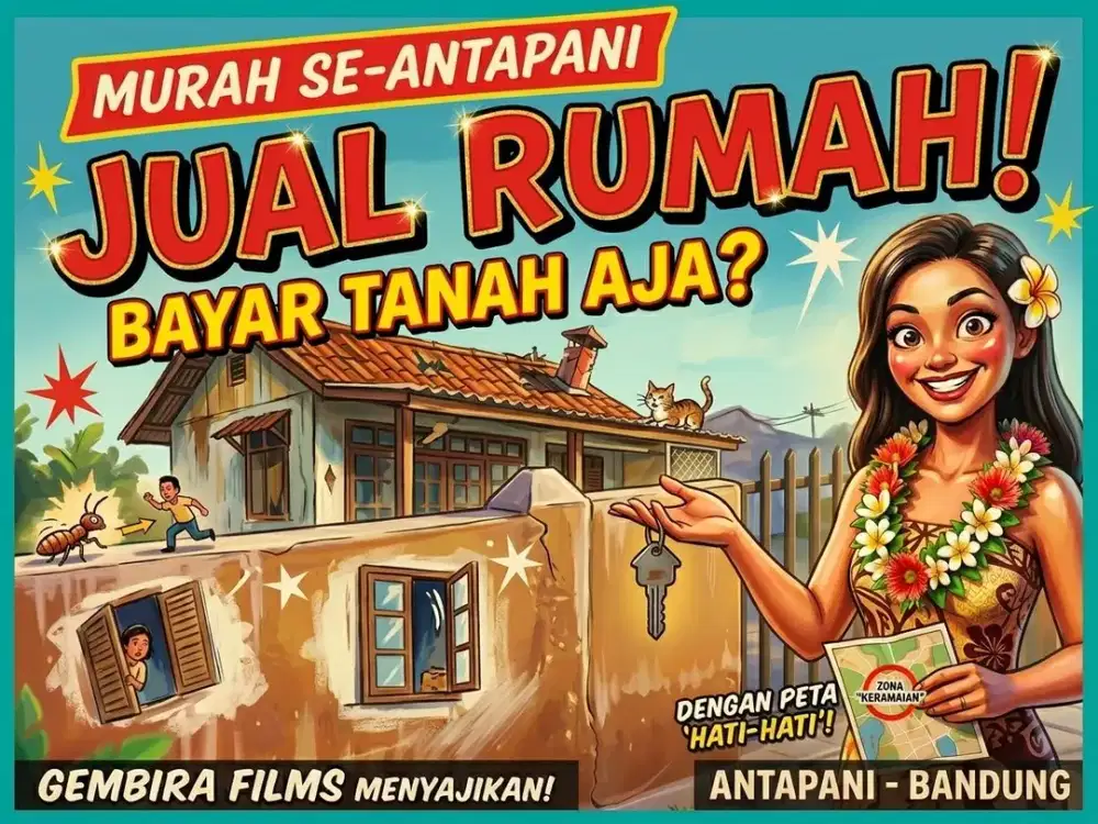 JUAL RUMAH DI ANTAPANI, ARCAMANIK, BANDUNG KOTA.