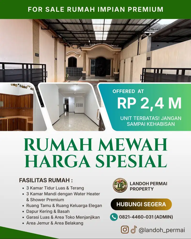 INVESTASI RUMAH DI PUSAT KOTA SEMARANG – AREA PRESTISIUS LAMPER TENGAH