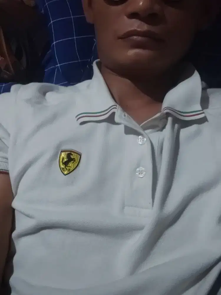 Baju polo vintage ferrari original