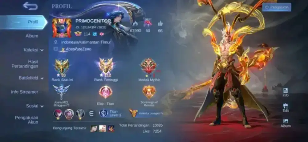 JUAL BELI AKUN MOBILE LEGENDS