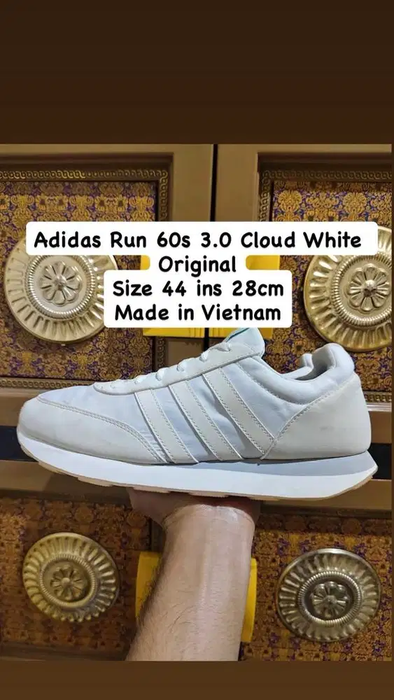 Adidas Run 60s 3.0 Cloud White Original size 44