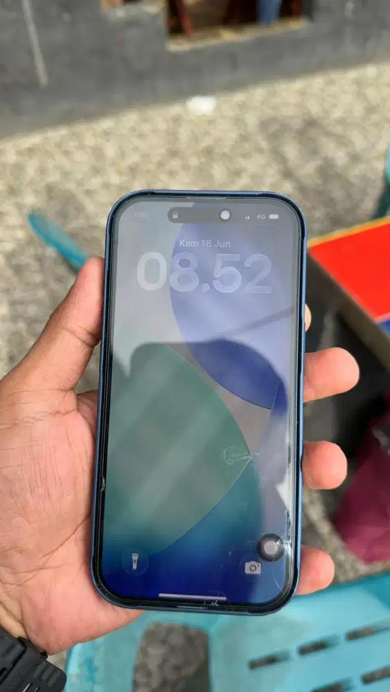 Iphone 17 Pro 256gb ex erafone warna deep blue