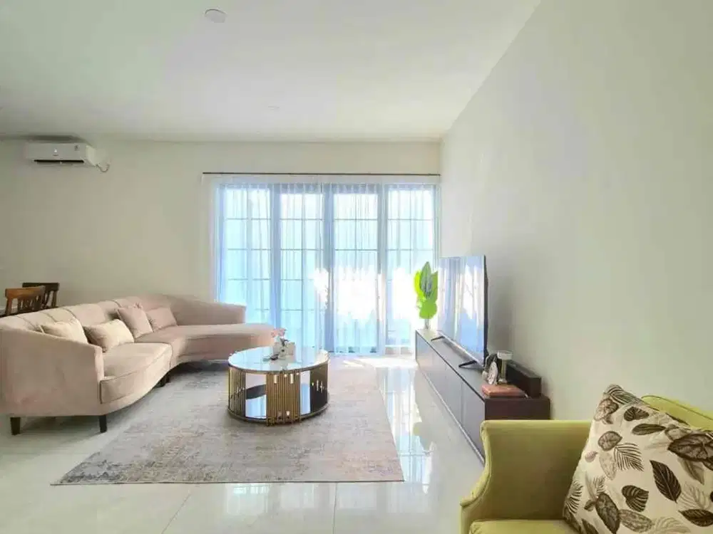 Rumah Sewa Bangunan Baru Type American Classic Fully Furnished di Citra Garden Bintaro