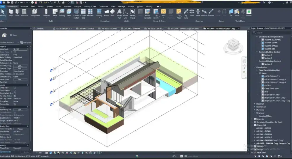 Jasa Drafter Arsitek | BIM Revit | Shop Drawing | Desain