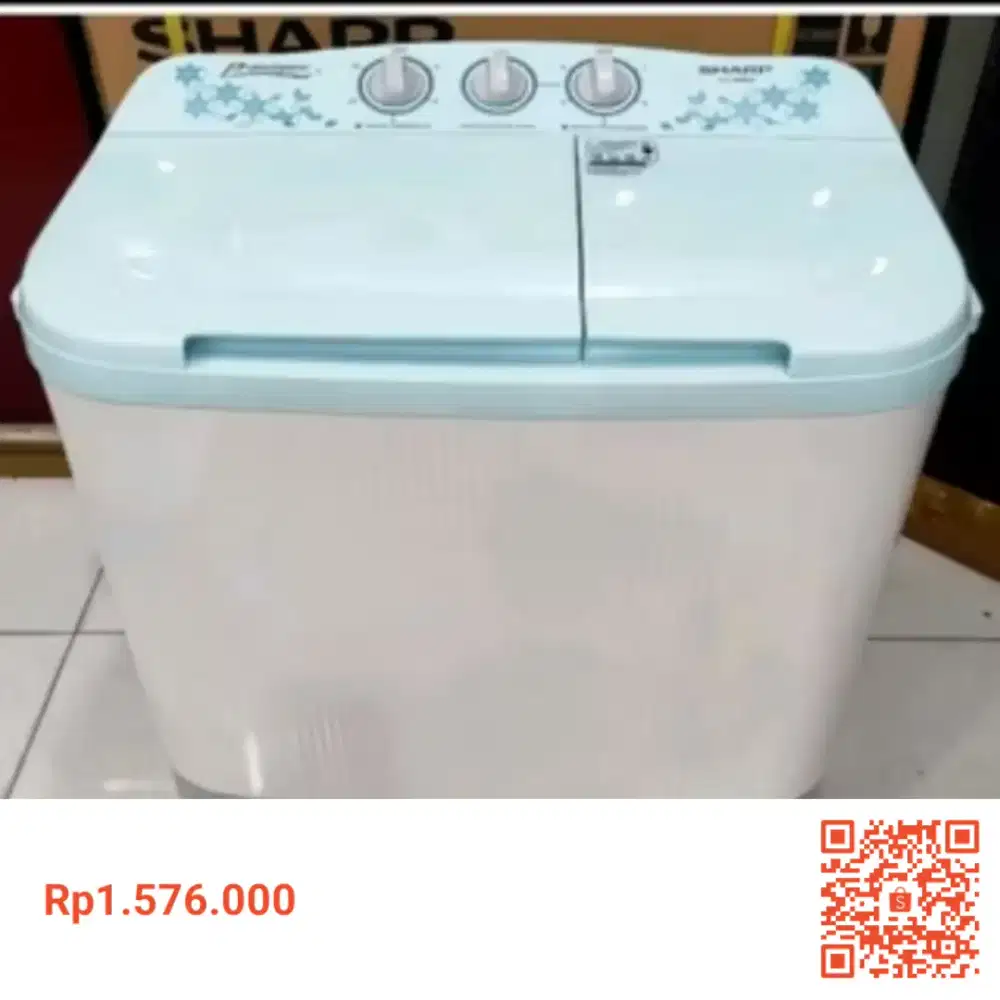 di jual mesin cuci merk sharp 2 tabung