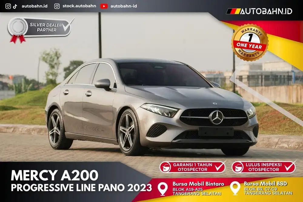 Panoramic! Mercedes Benz A200 Progressive Line Sedan 2023 320i cla200