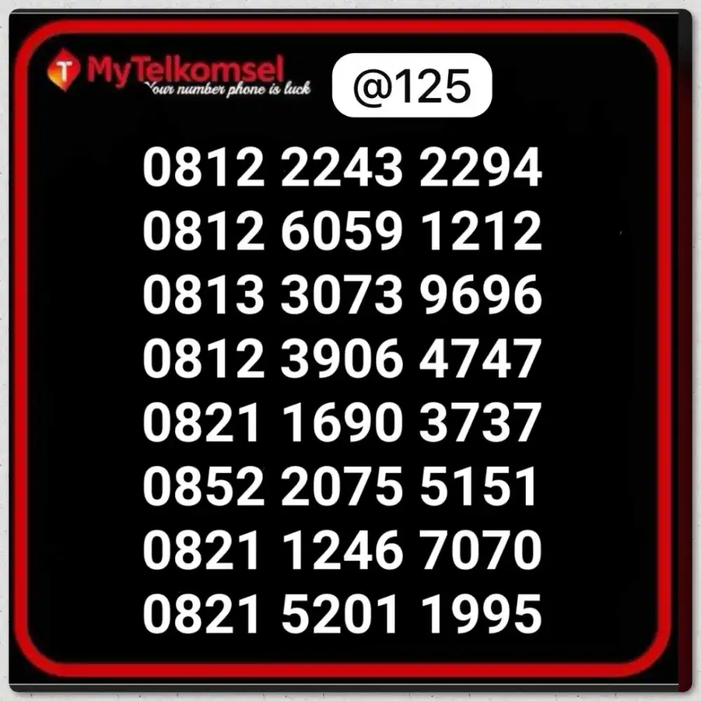 Nomer cantik simpati