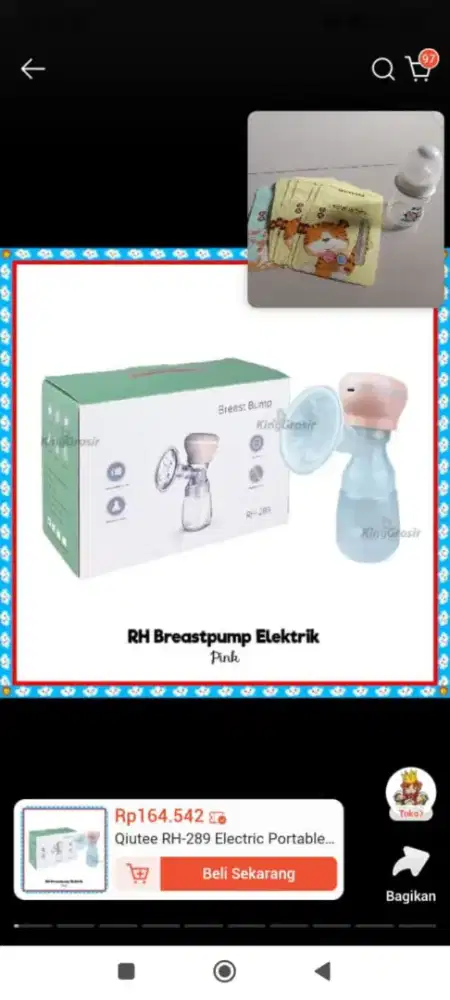 Pompa asi bekas