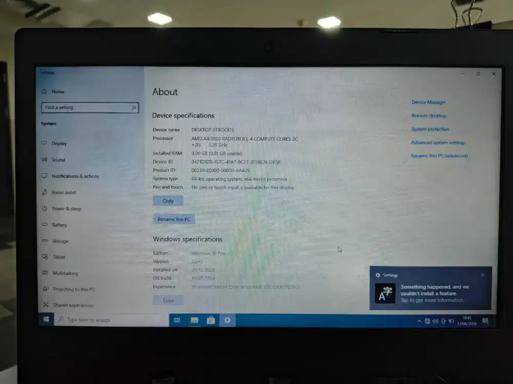 Laptop bekas murah