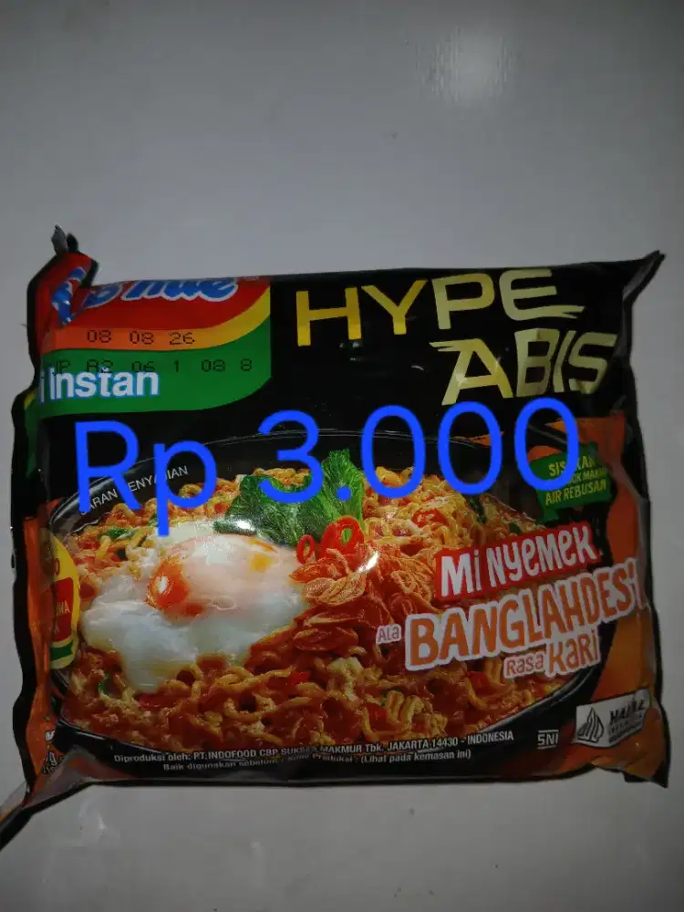 Indomie nyemek Bangladesh super murah di Tigaraksa TANGERANG