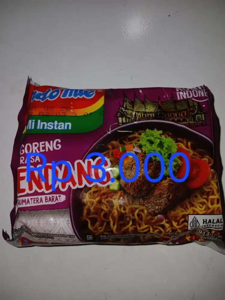 Indomie  goreng rasa rendang super murah di Tigaraksa TANGERANG