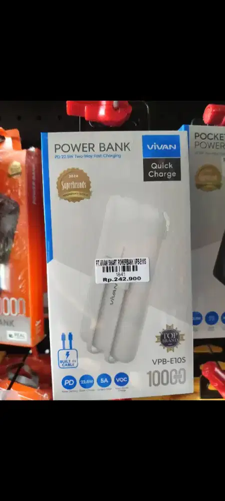 VIVAN SMART POWERBANK VPB-E10S | ATLANTIS DAHSYAT