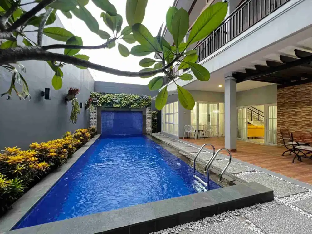 Dikontrakan rumah bagus fullfurnished di Sentul city