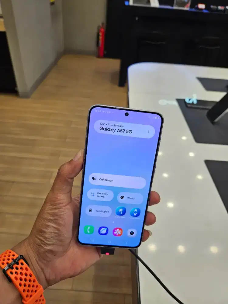 SAMSUNG A57 BONUS GALAXY BUDS CORE ATAU CHARGER 45 WATT ORIGINAL