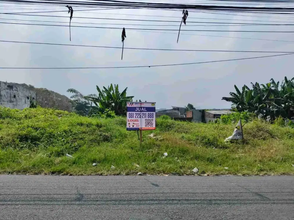 Tanah 0 Jalan Raya Karangwidoro Dau, di Malang, Seberang gerbang perumahan Giri Palma Cluster ( Di belakang perumahahan Citraland Villa Puncak Tidar)