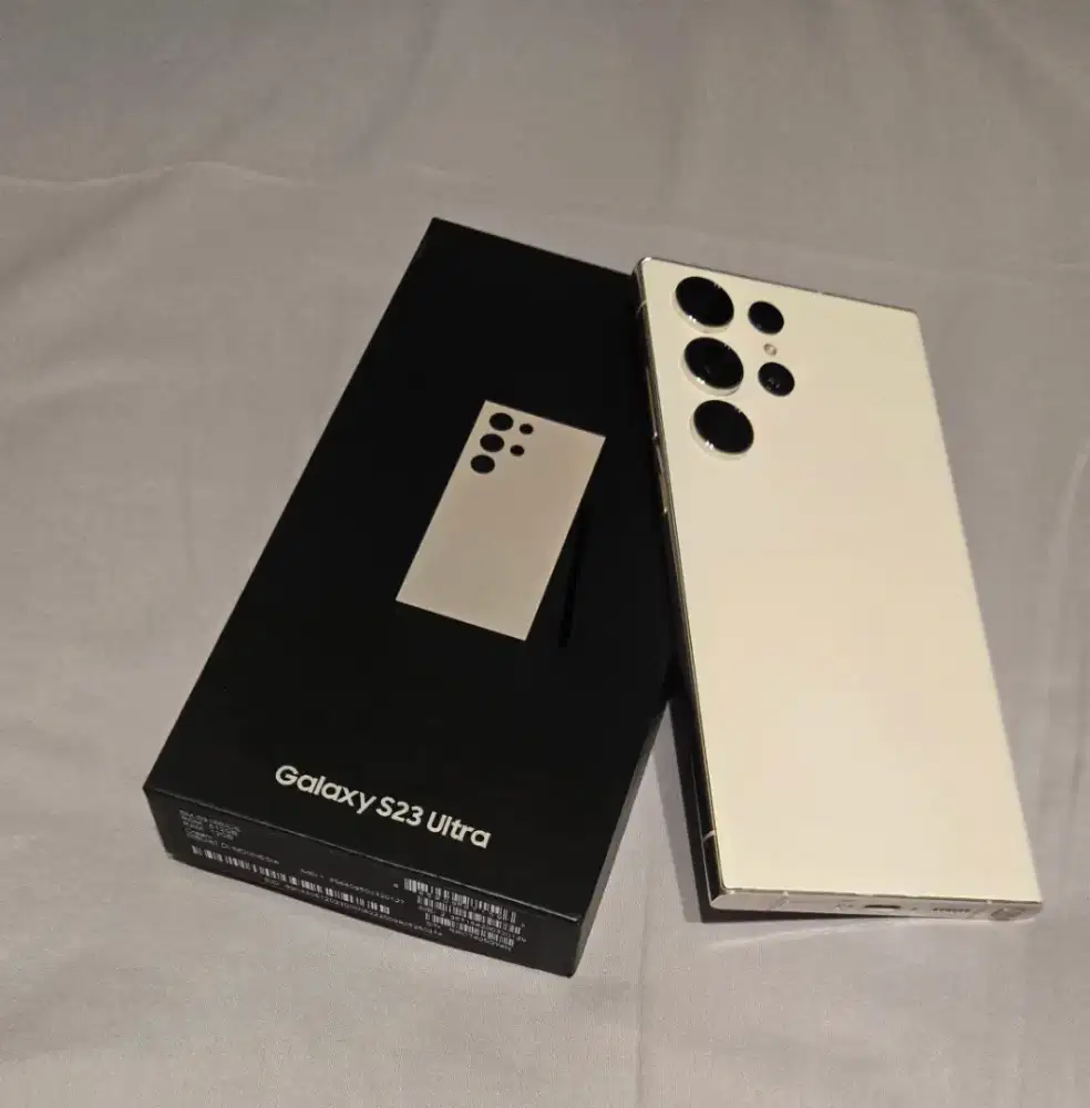 Samsung Galaxy S23 Ultra 512GB White | Fullset Lengkap | Like New