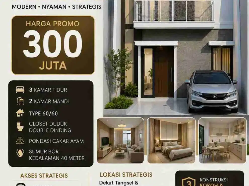 300jt Sudah Dapat Rumah 2 Lantai type 60/60 Lokasi Dekat stasiun Cilejit