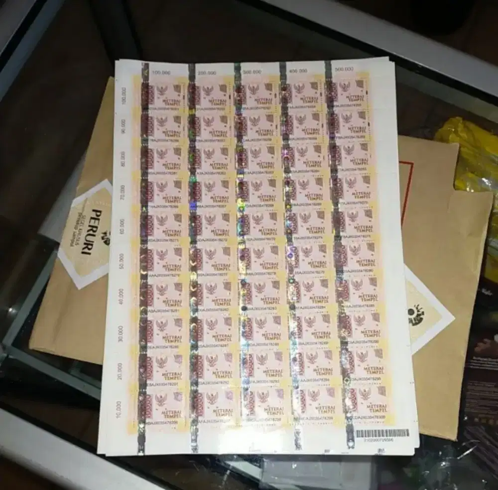 Materai 10.000 baru