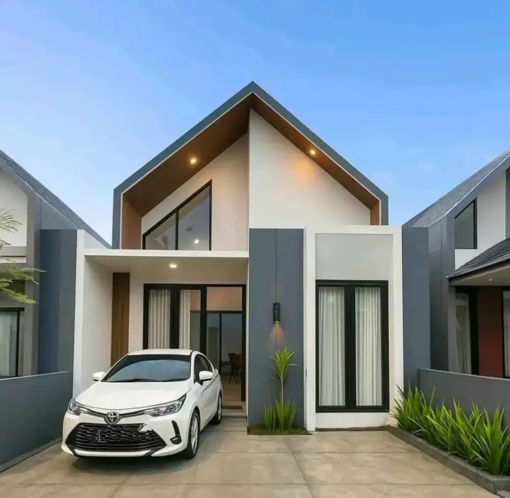 Rumah bebas banjir dekat jalan bomang