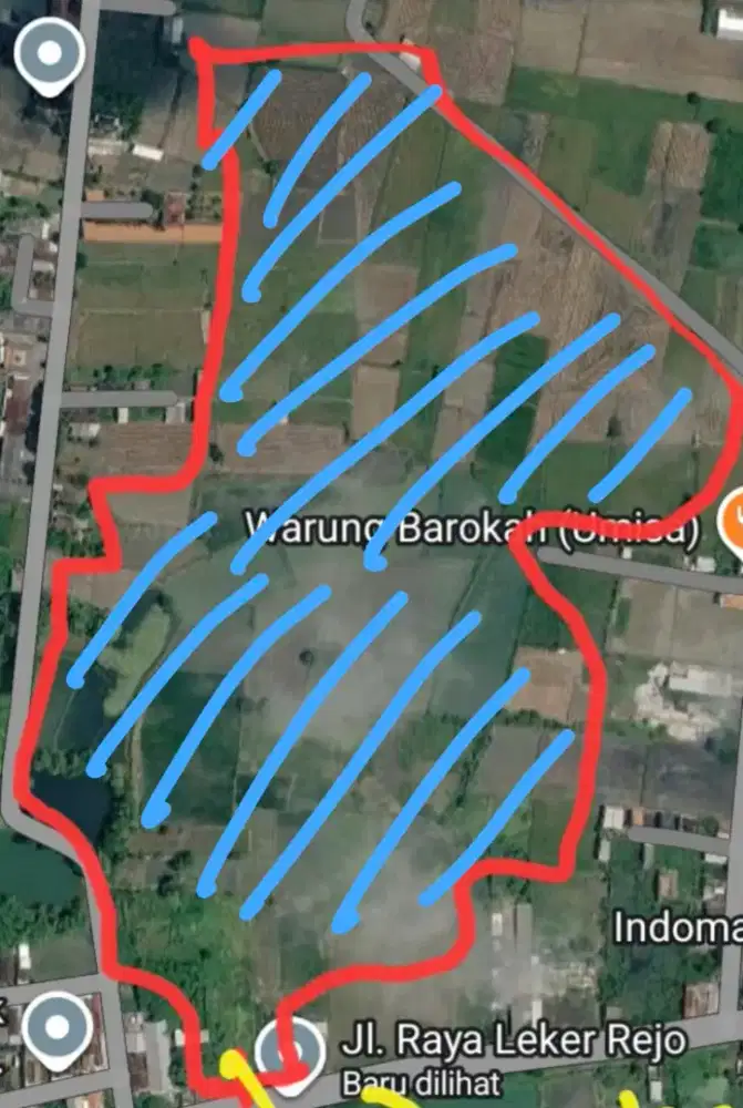 DI JUAL TANAH DI CERME - GRESIK SUPSUPMUR
