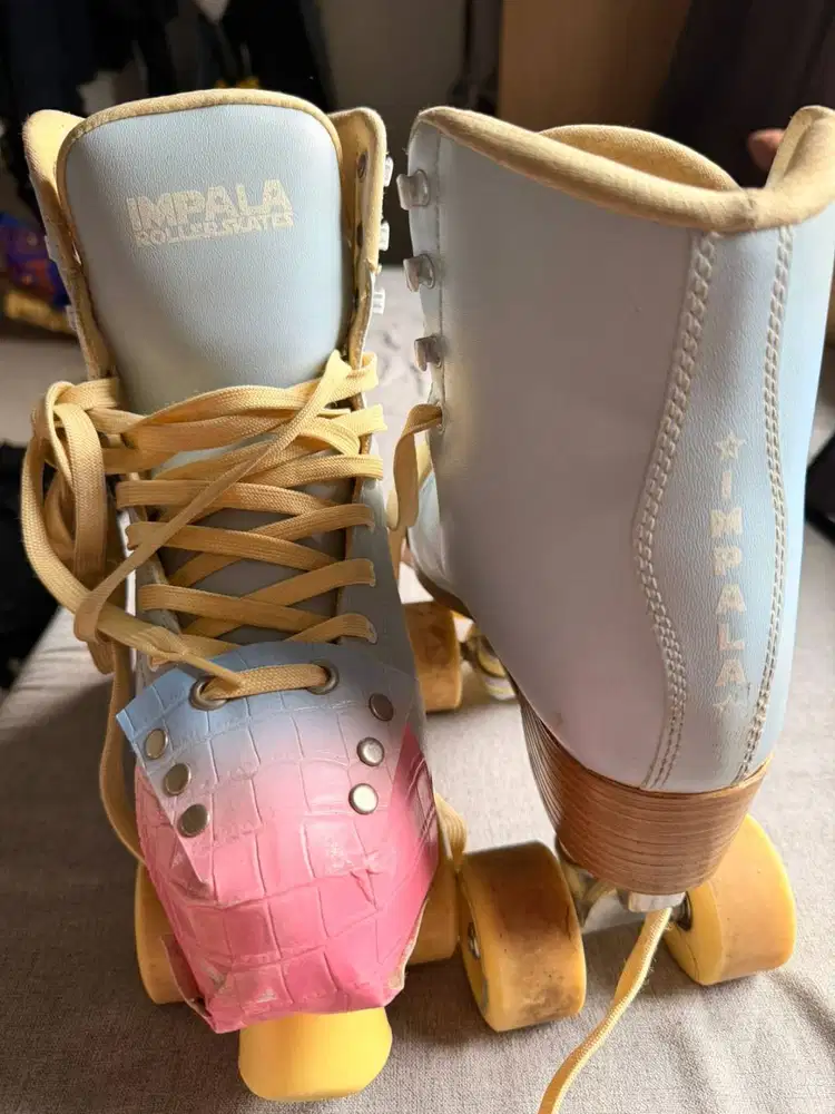 Impala Rollerskate -  Sky Blue/Yellow - Size 10/41 [SECOND]