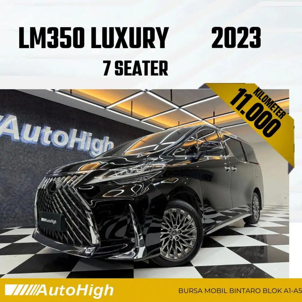 DP10% [Km11.000] LM350 7Seater 2023 Black / LM 350 Reg 2024 #AUTOHIGH
