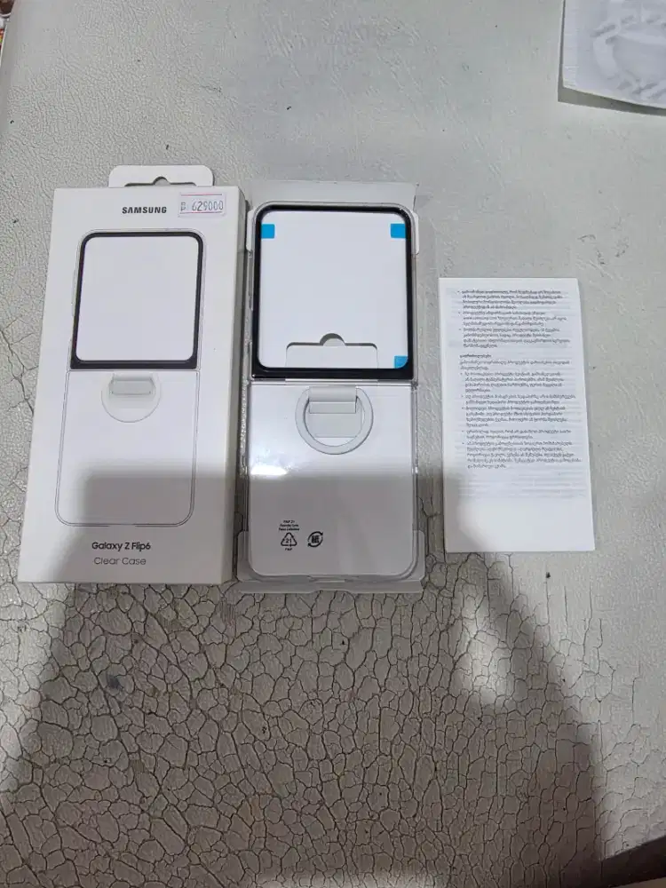 Case flip 6 original samsung resmi belum pernah dipake,NETT