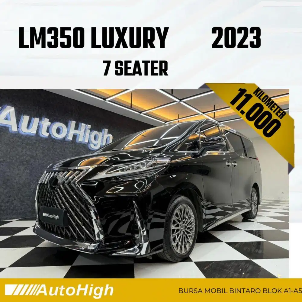 DP10% [Km11.000] LM350 7Seater 2023 Black / LM 350 Reg 2022 #AUTOHIGH