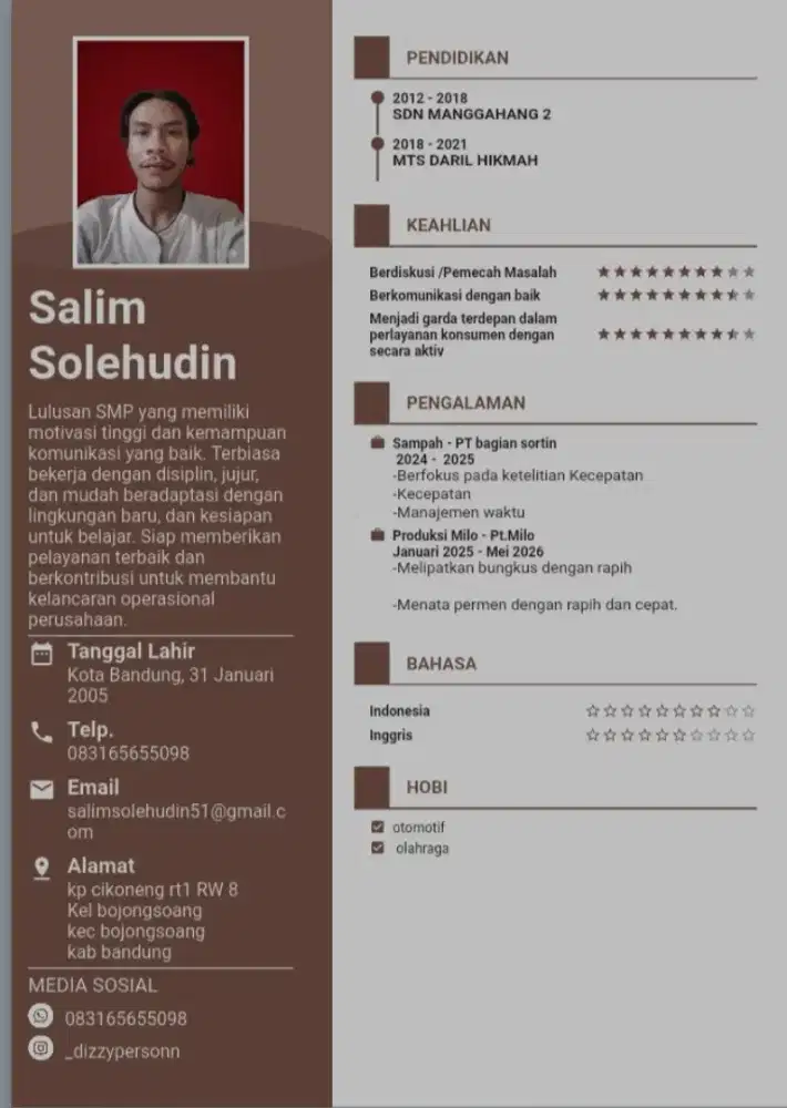 MENCARI PEKERJAAN