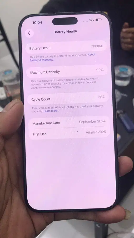 Iphone 16 promax garansi on like new