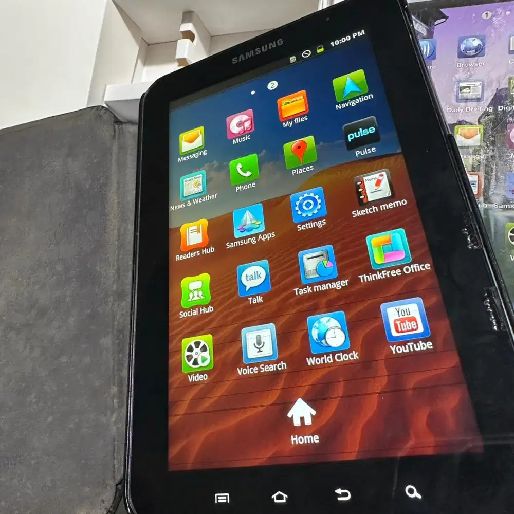 Samsung Galaxy Tab GT P 1000 16 GB. Lengkap Kotak. Second.