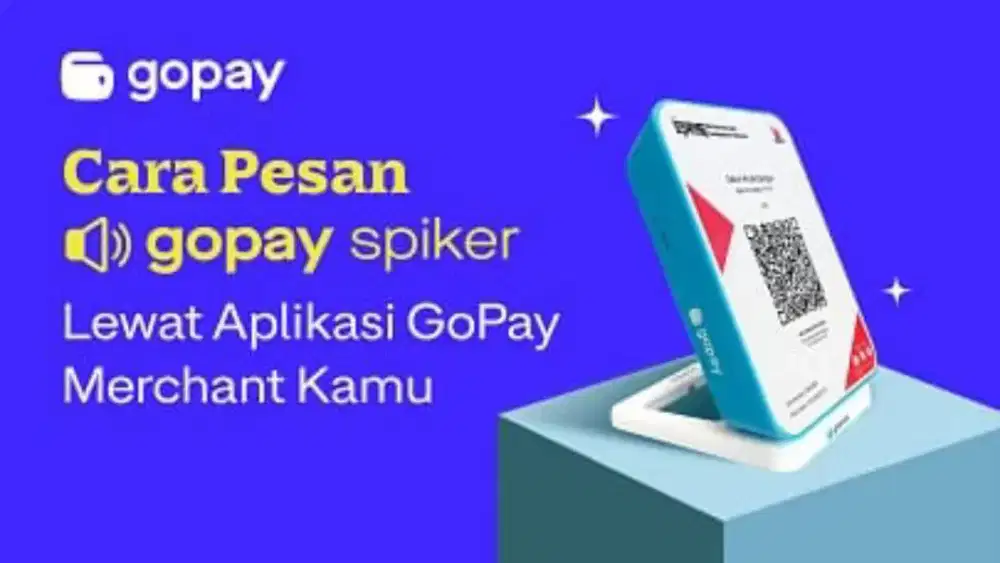 Qris gopay speaker