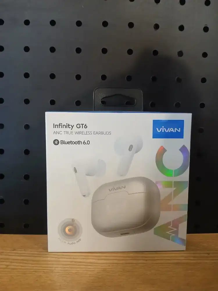 Vivan Infinity GT6 Earphone Bluetooth 5.4 ANC Extra Bass LED Display