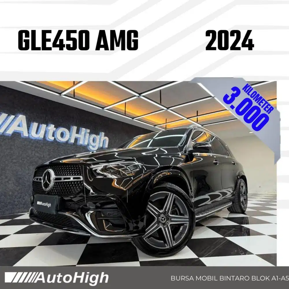 DP10% [Km3.000] GLE450 AMG 2024 Black / GLE 450 Reg 2023 #AUTOHIGH