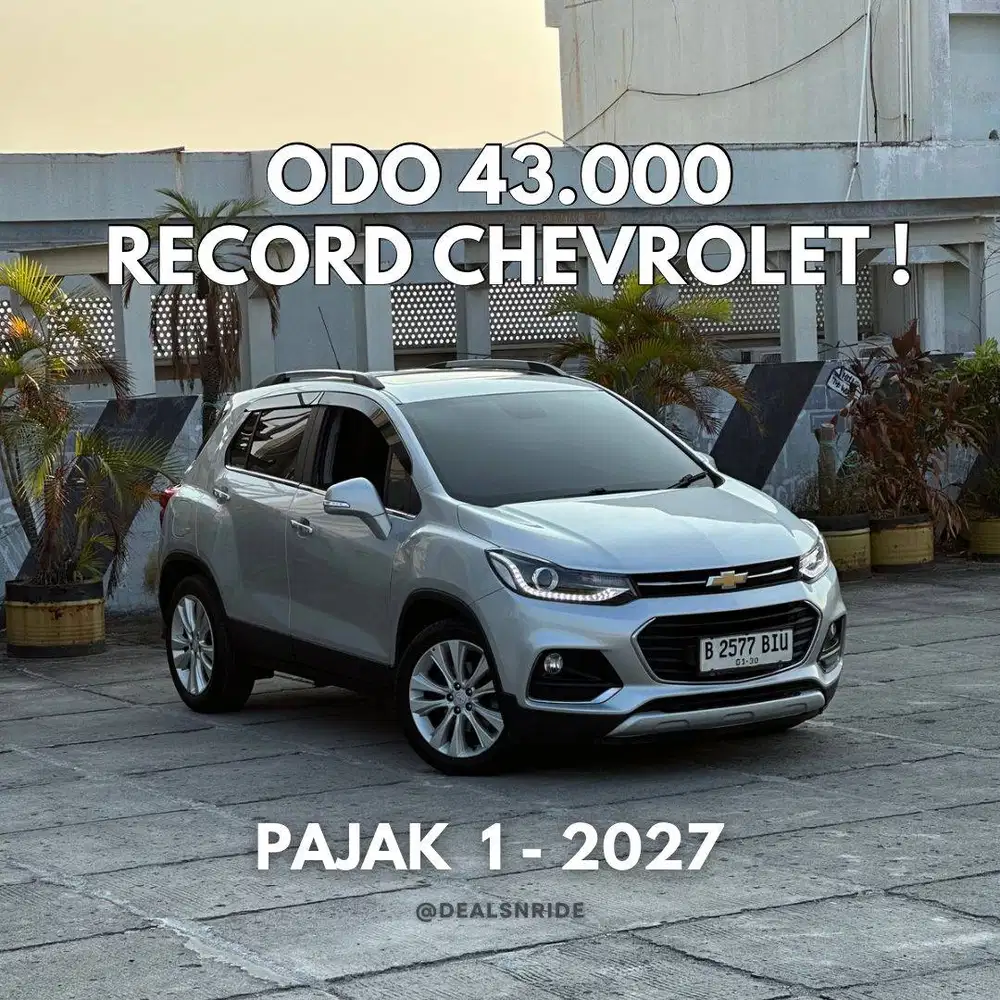ODO 43.000 ANTIKK !! PAJAK 1/2027 CHEVROLET TRAX PREMIER 2019 ANTIK