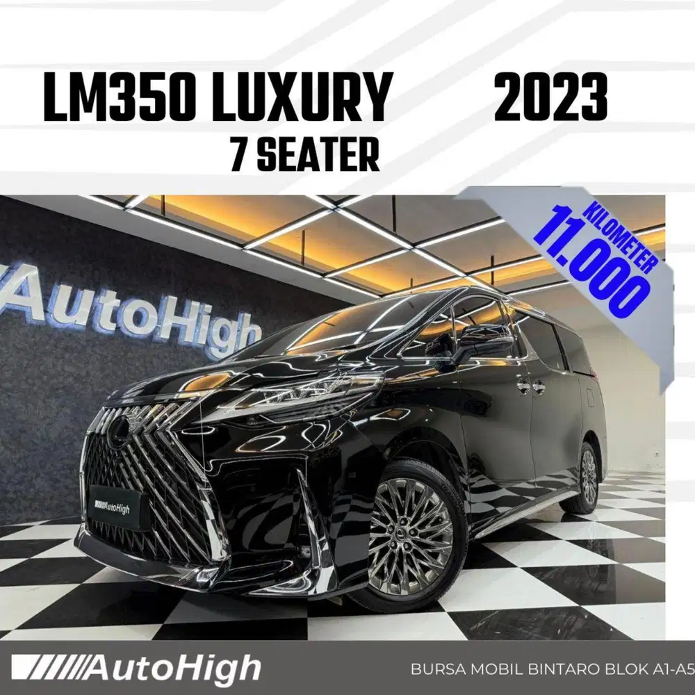 DP10% [Km11.000] LM350 7Seater 2023 Black / LM 350 Reg 2022 #AUTOHIGH