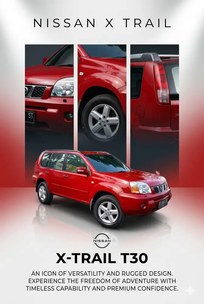 Nissan X-Trail 2006 merah asli jarang ada terawat bagus siap pakai