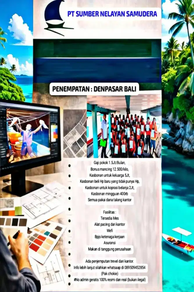 Dibutuhkan secepatnya langsung kerja..