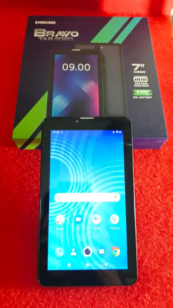 tablet (tab) evercoss bravo x7. 3GB/32GB.
(beli 17 juni 2026) 