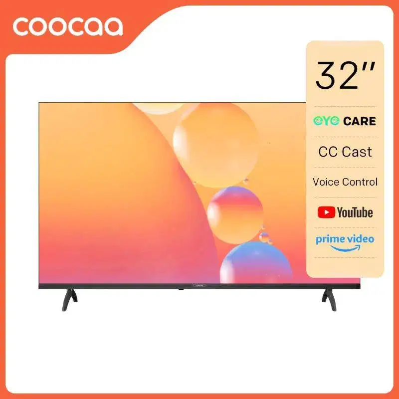 COOCAA 32S3U PLUS SMART TV LED COOCAA 32 INCH-DIGITAL DVB T/T2-BEZEL-L