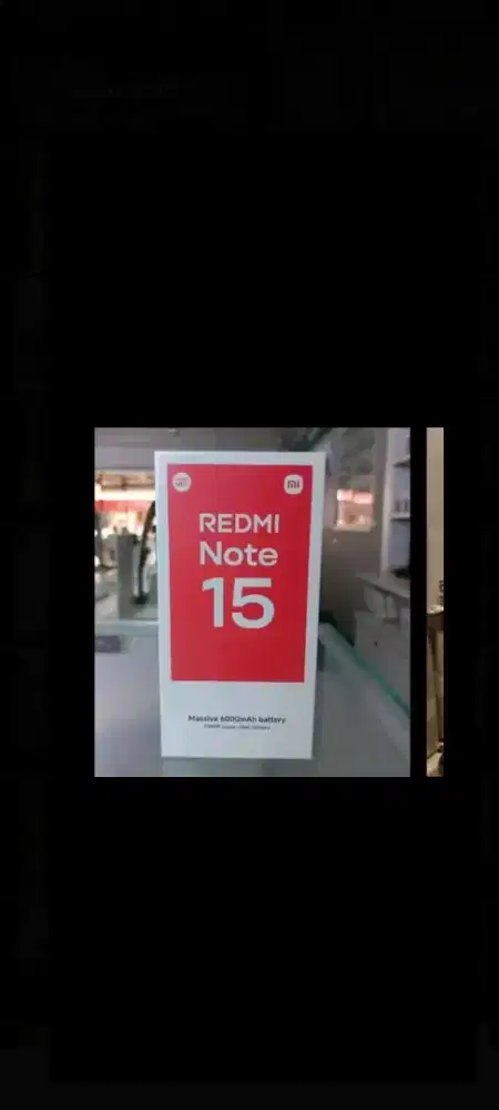 Xiaomi redmi note 15 256gb ram 8gb dan8/128 layar lengkung