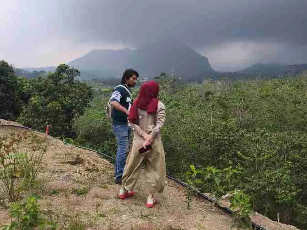 Tanah kavling villa view bukit, sawah dan city light