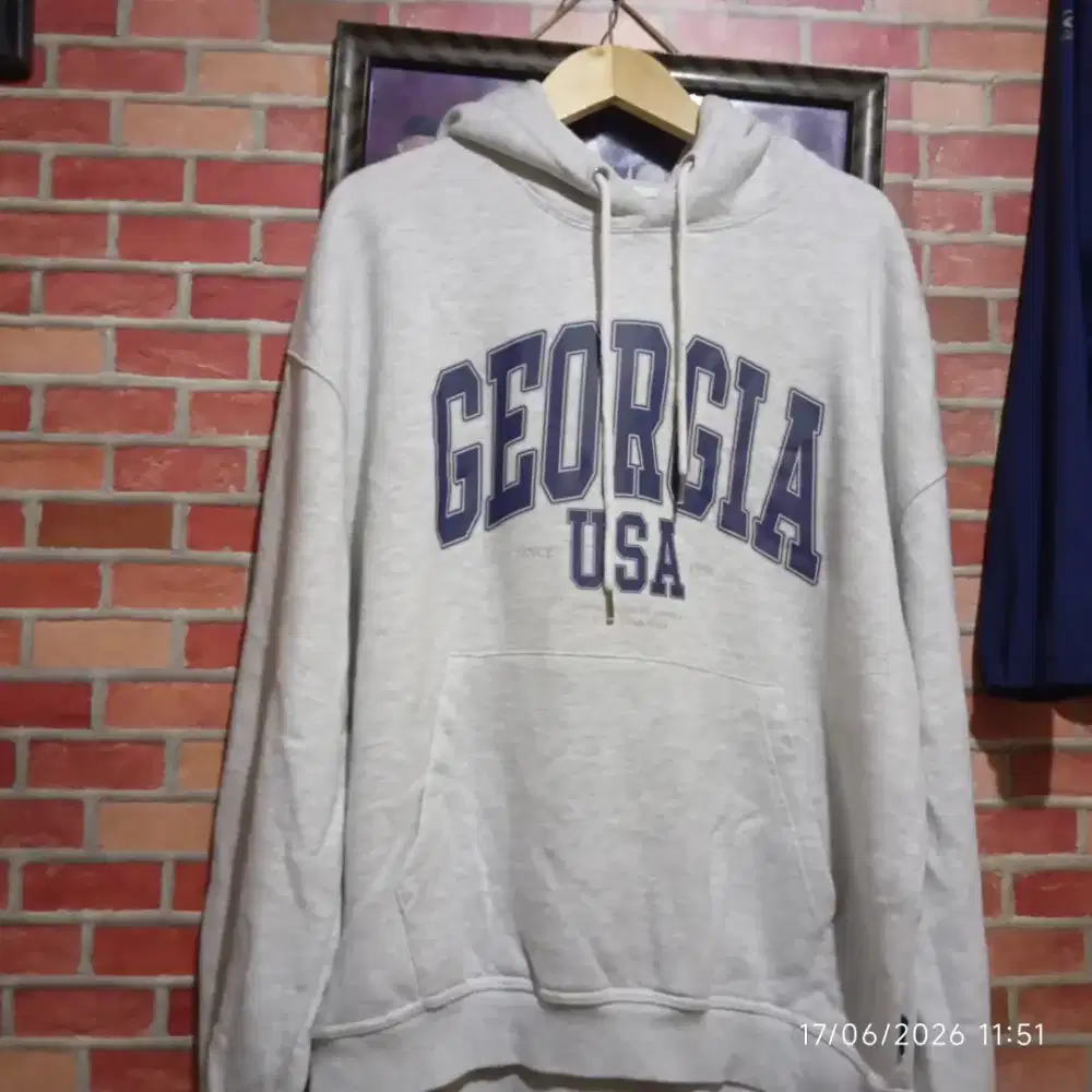 Jacket hodie warna abu