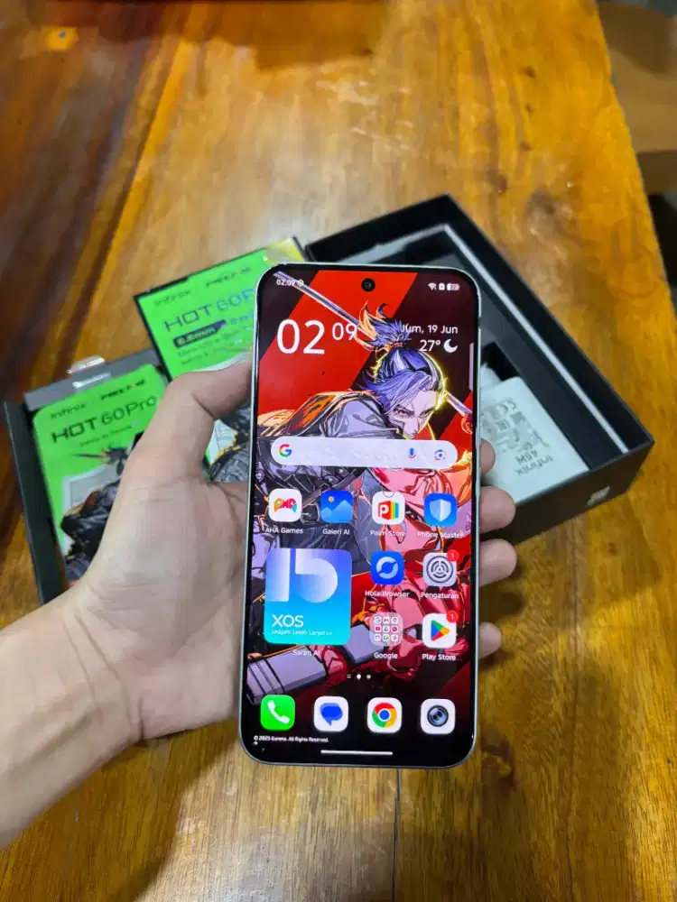 Infinix hot 60 pro 8+8/256 fulset ori