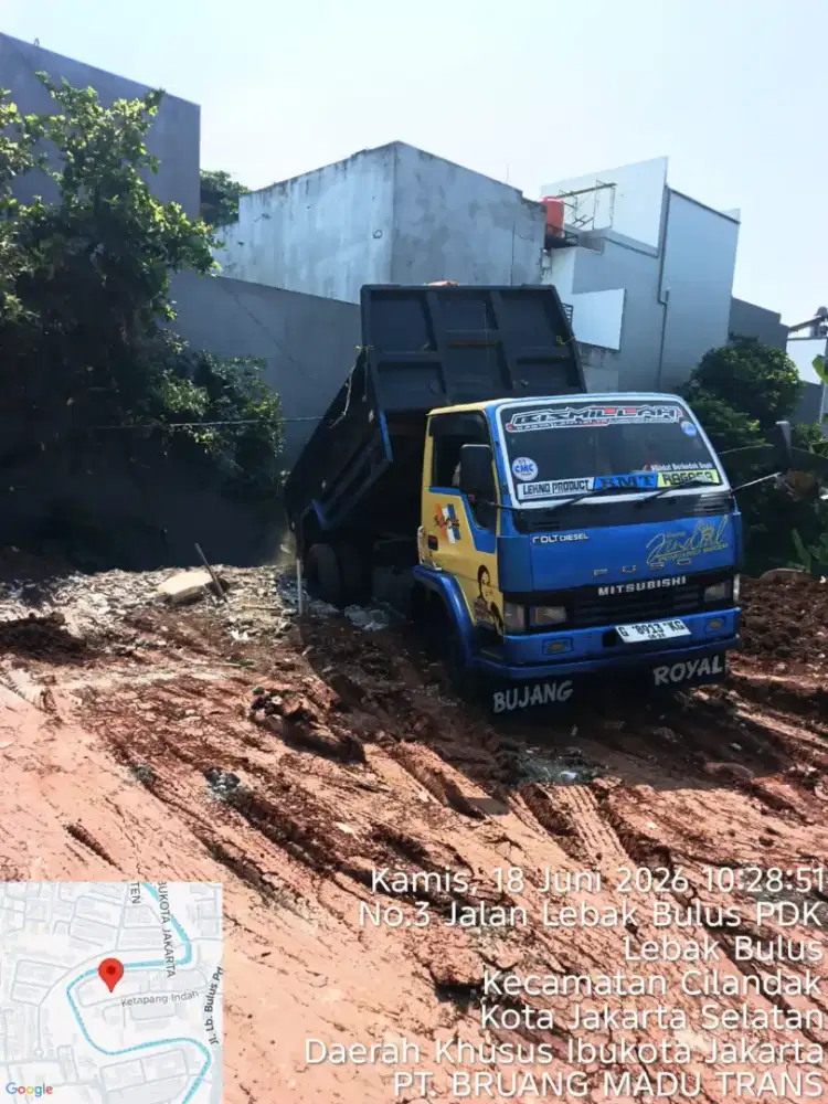 Jasa pengurugan dan buang puing sampah