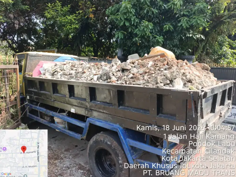 Jasa buang puing dan angkut sampah