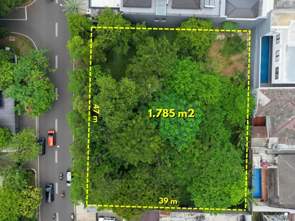 Tanah Kavling Luas Strategis Di Pondok Indah Jaksel Akses Ke Bukit Golf